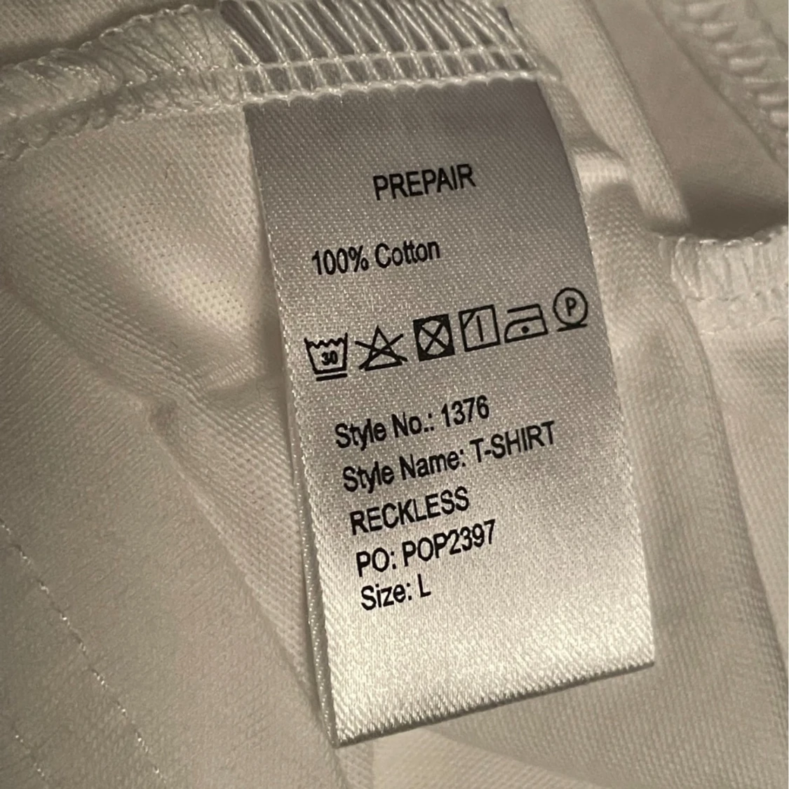 Vit t-shirt PREPAIR med tigertryck - 2