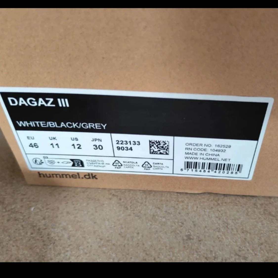 Hummel Dagaz III vita sneakers strl 46 - 1