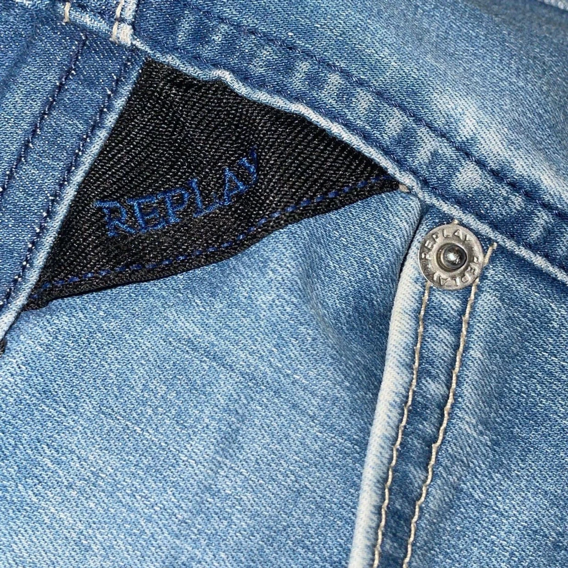 Blå Replay jeansbyxor herr W30 - 3