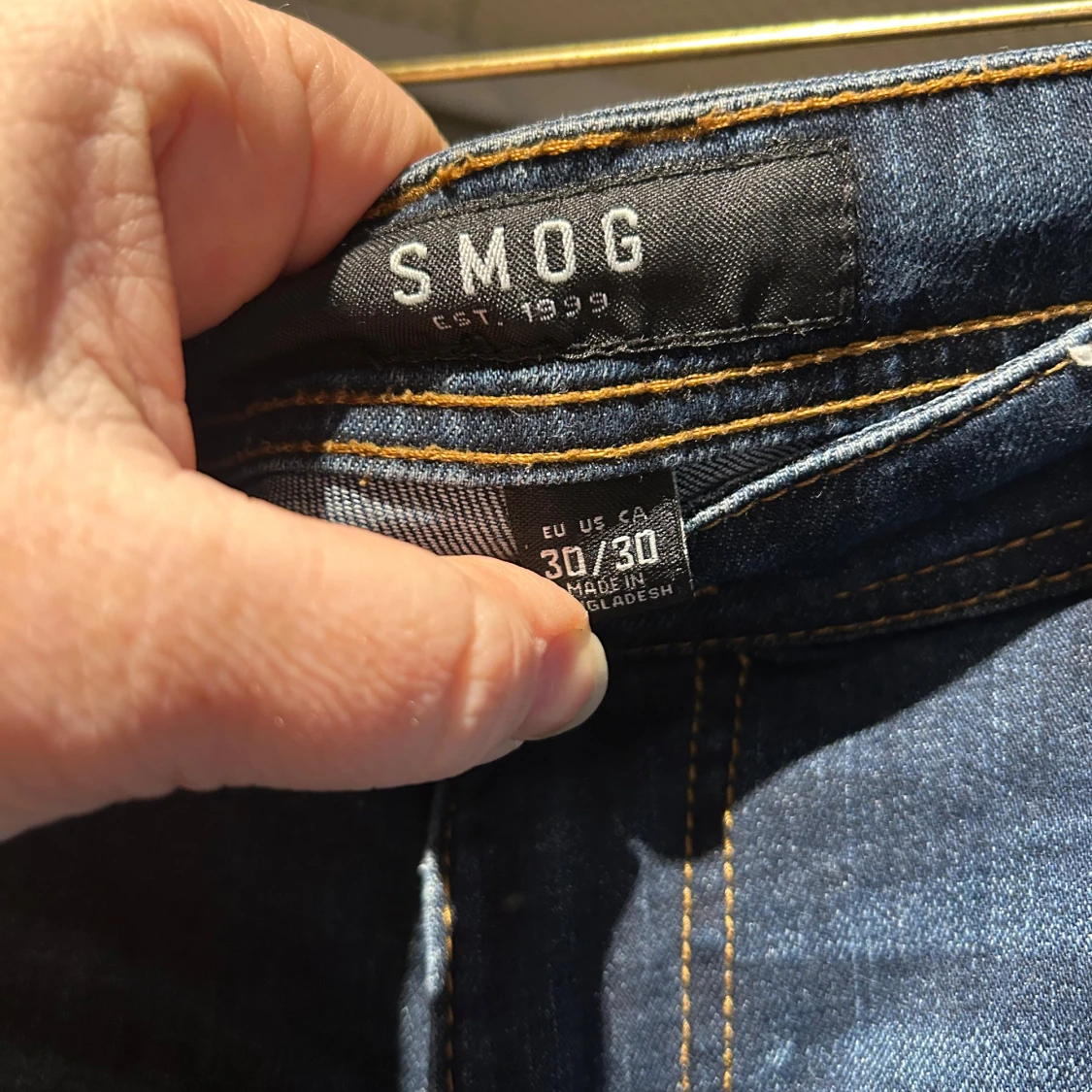 Blå jeansbyxor från SMOG - 3