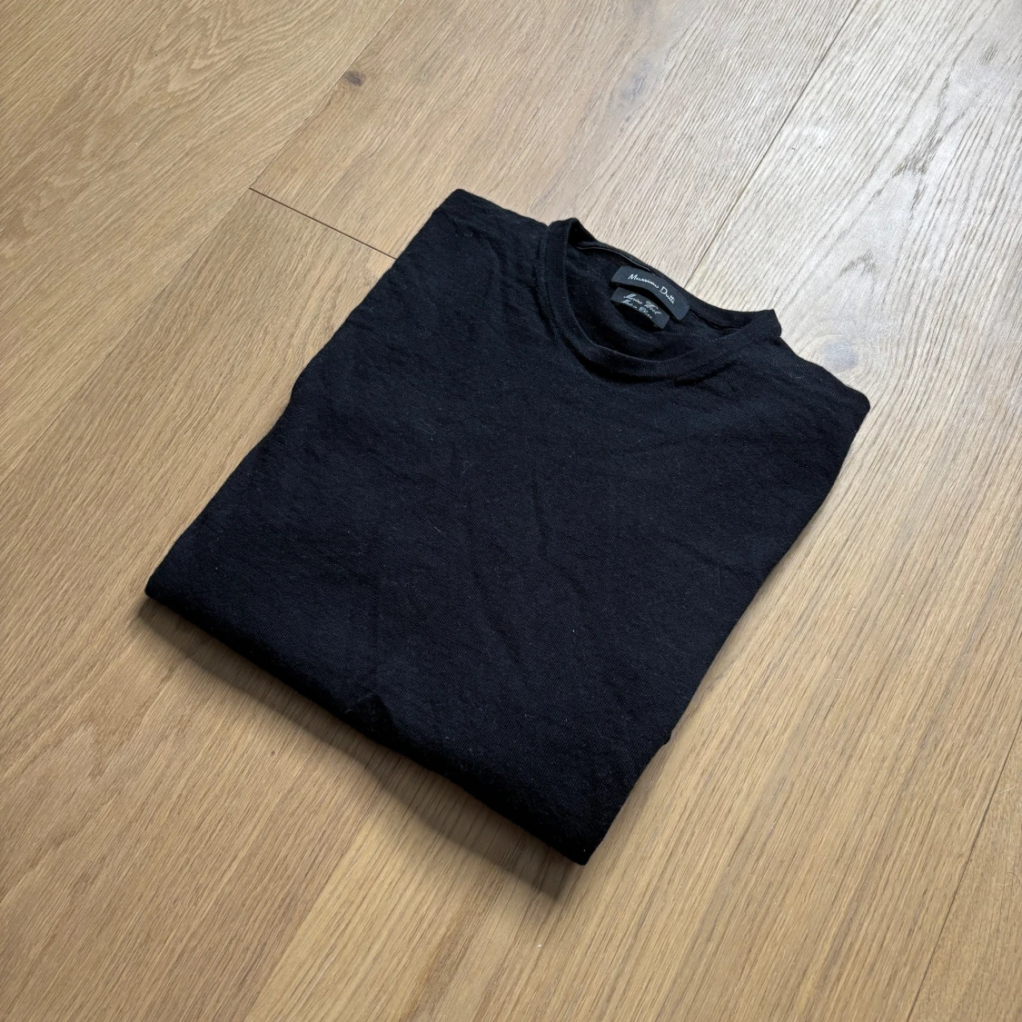 Svart merinoullströja från Massimo Dutti