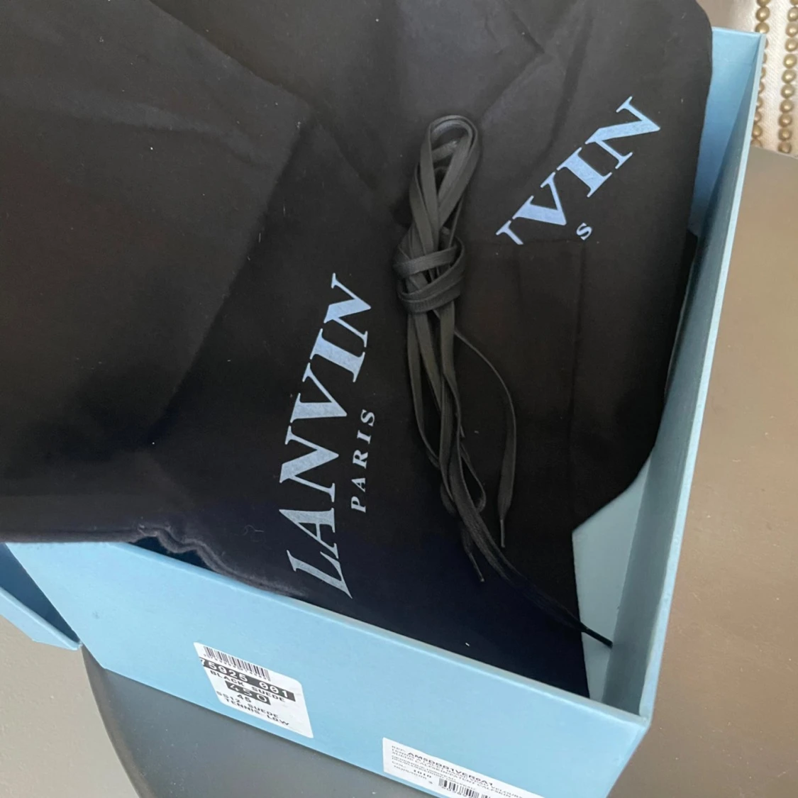 Svarta sneakers från Lanvin cap toe  - 3