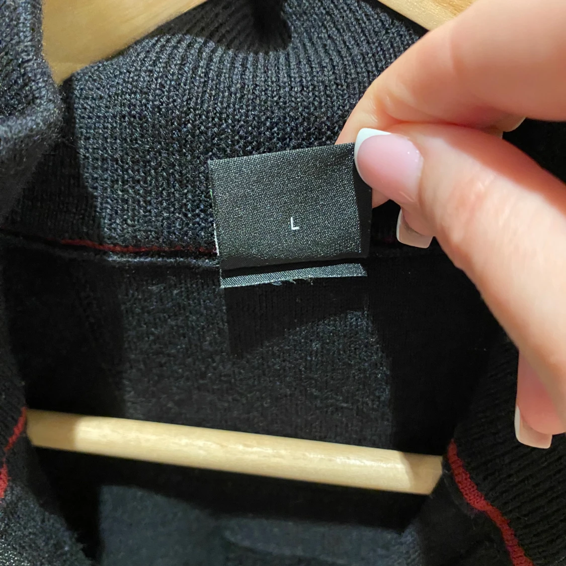 Svart stickad tröja från Hugo Boss - 4