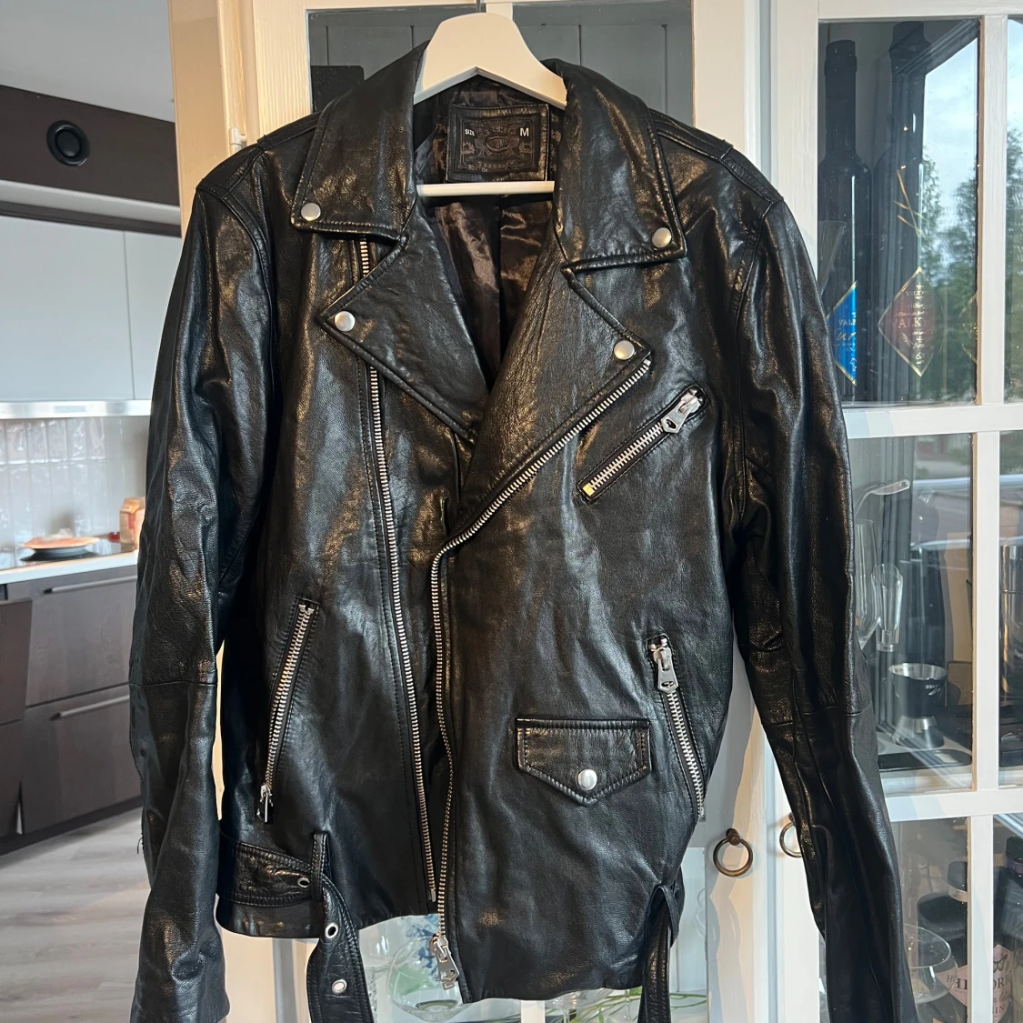 Äkta skinnjacka 100% läder Crocker  - 1