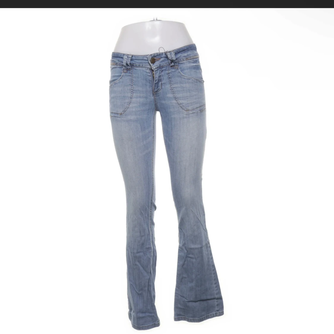 Ljusblå bootcut jeans från Canda - 1