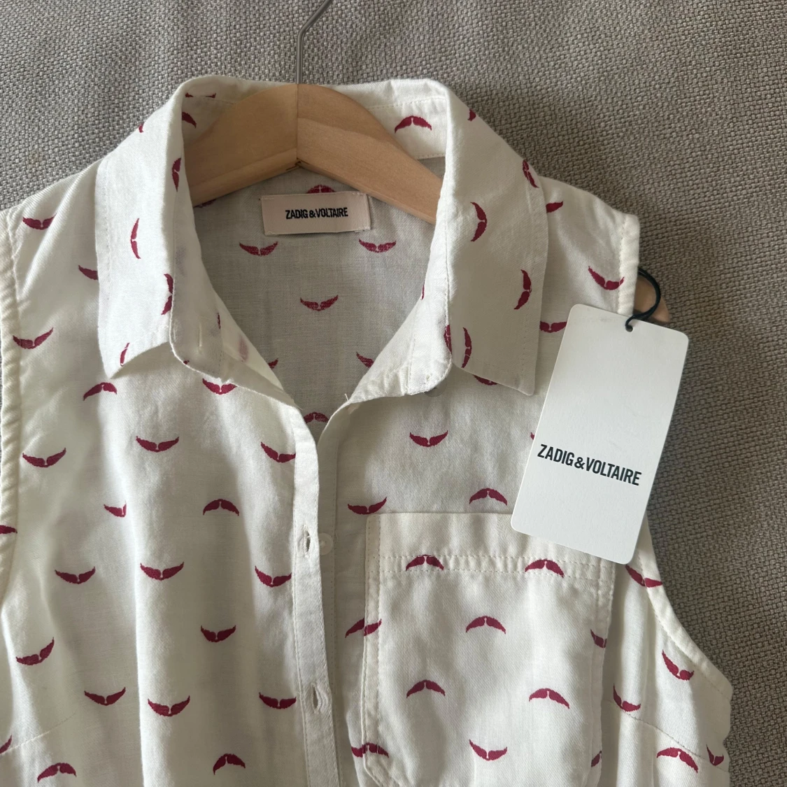 Vit mönstrad klänning Zadig & Voltaire - 1