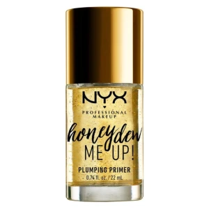 NYX Honey Dew Me Up Primer - NYX Honey Dew Me Up precis köpt och bara testad en gång🩷Kommer i en genomskinlig glasflaska med guldfärgat lock och innehåller 22 ml🩷 Perfekt för att skapa en glowig bas innan sminket💖 