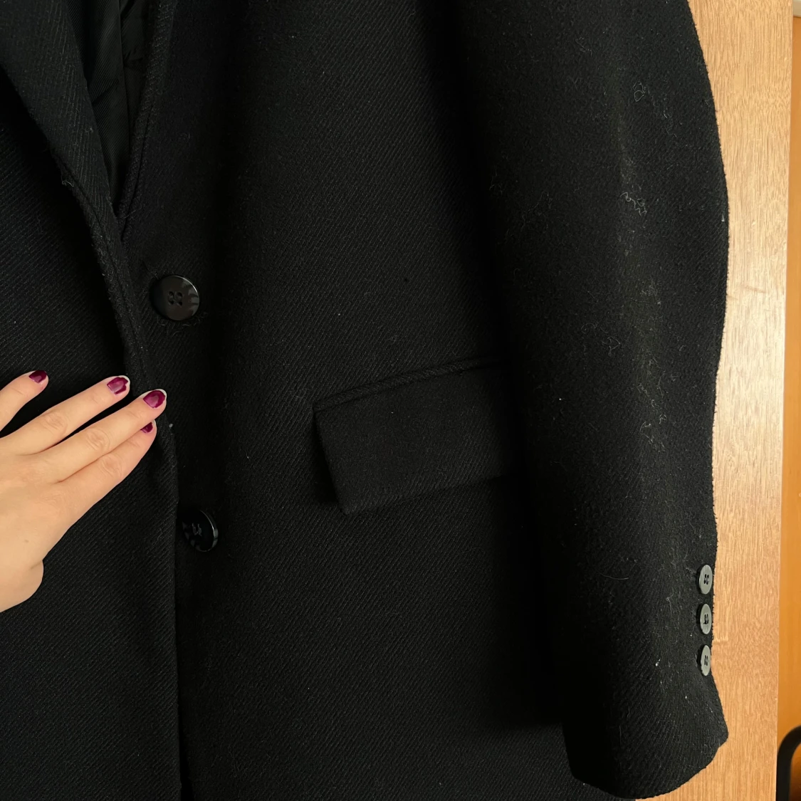 Svart kappa från Pull&Bear - 1