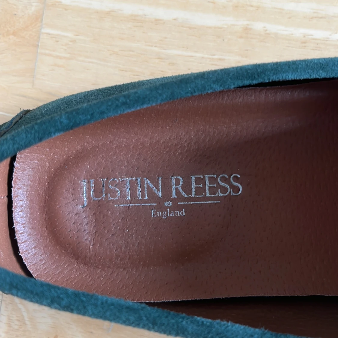 Gröna mockaloafers  - 2