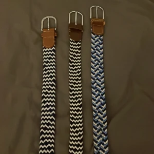 1 av 3 flätade bälten - Säljer ett av de tre bälterna, vilket är upp till dig. Stiliga och höjer din outfit extra. 