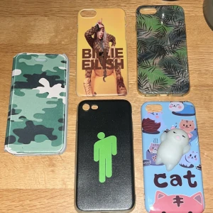 Fem olika mobilskal - Kör en resning. fem unika mobilskal med olika motiv. Alla passar till iPhone 8, 6, 6s, 7 och SE. alla tillsammans för 75, annars 15 st! priserna går att diskutera!