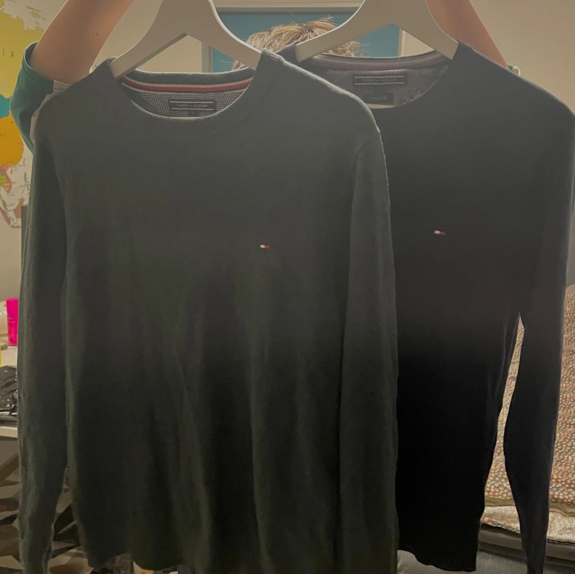 2 tröjor, Tommy Hilfiger i grönt och blått - 4