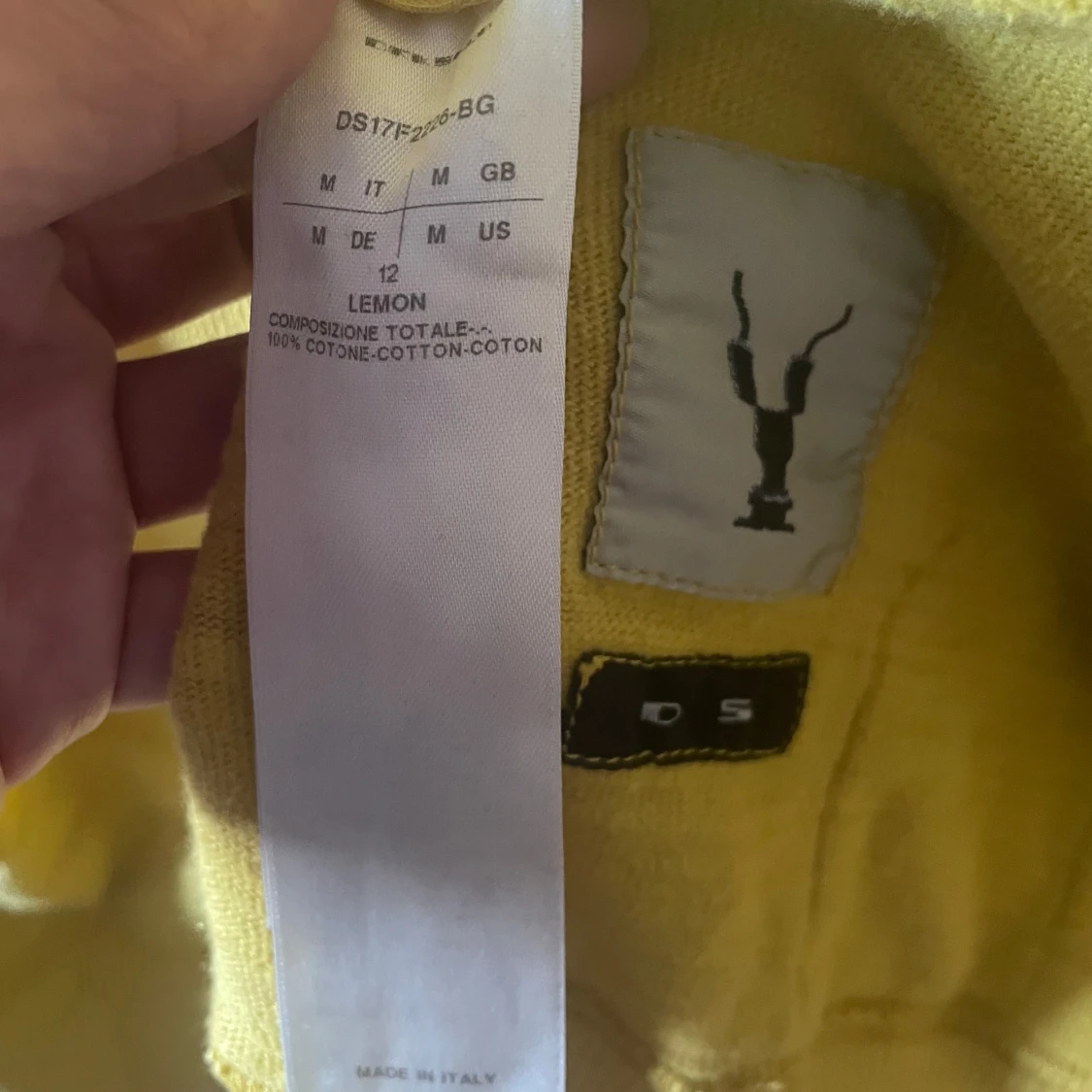 Rick Owens Yellow hoodie - 1