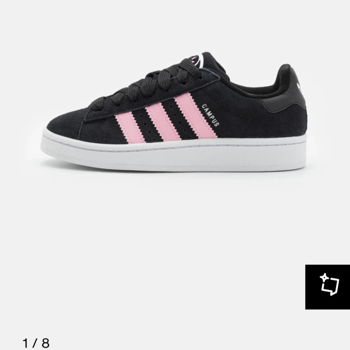 Adidas Campus sneakers med rosa ränder