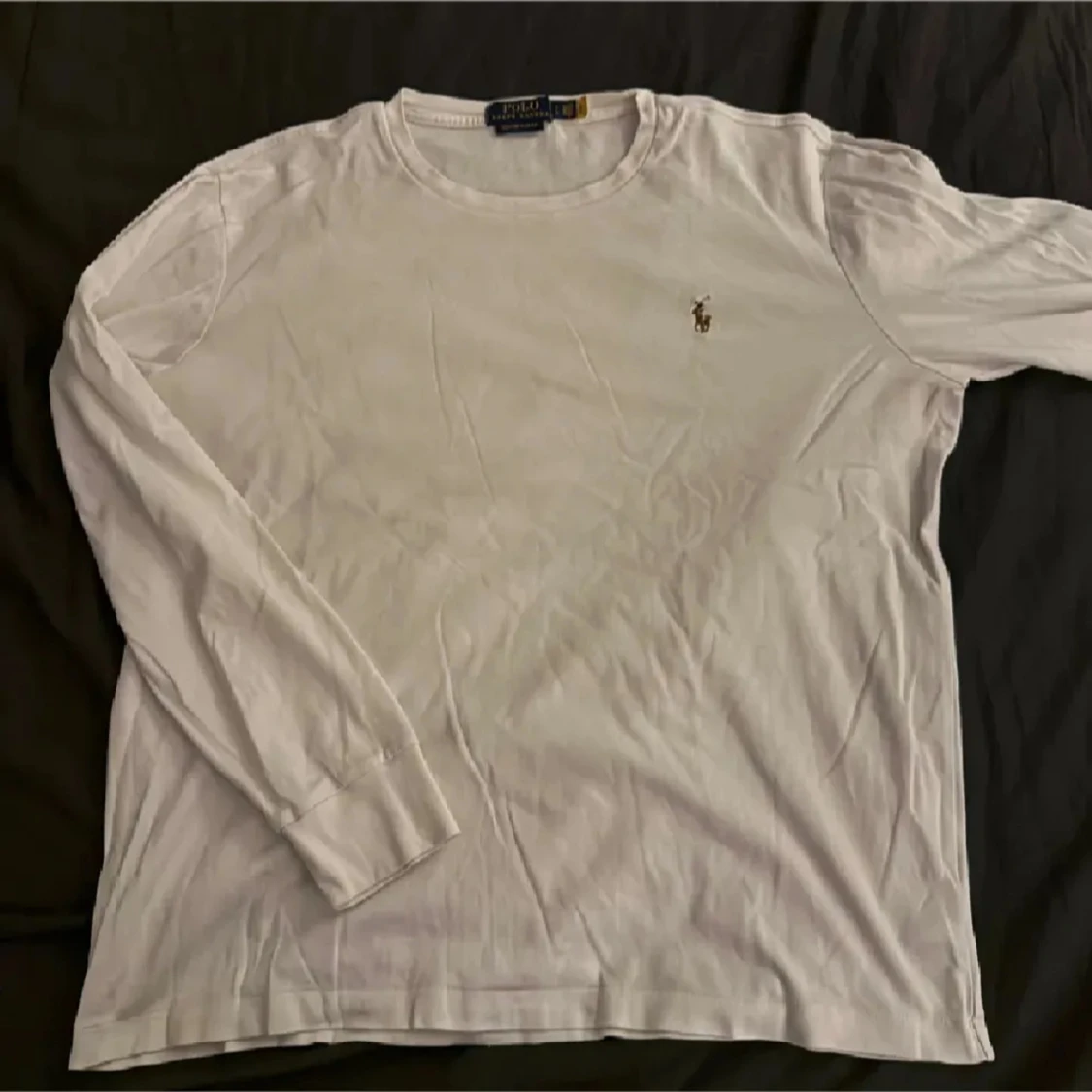 Vit långärmad tröja från Ralph Lauren