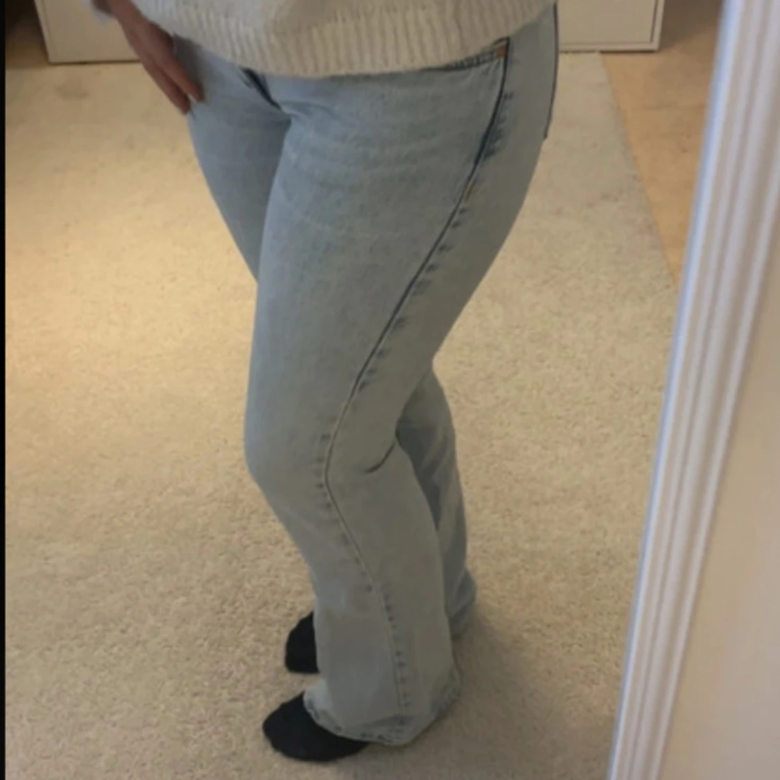 Ljusblåa jeans från Pull&Bear - 1