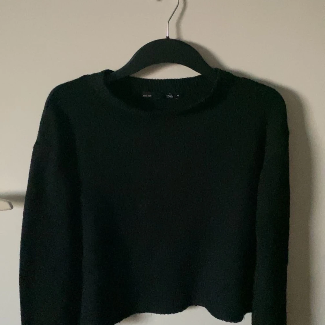 Svart croppad stickad tröja 157 - 1