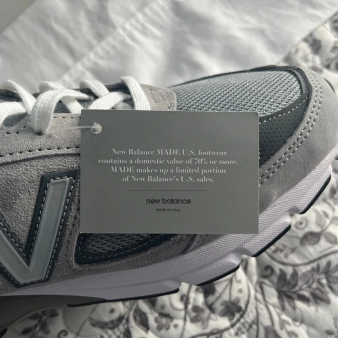 Grå New Balance 990v4 sneakers - 3