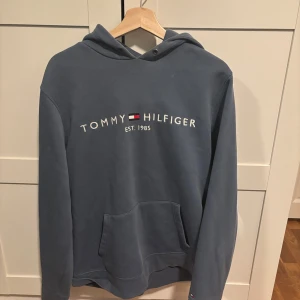 Blå hoodie från Tommy Hilfiger - Tommy Hilfiger hoodie, nypris ca 950. 