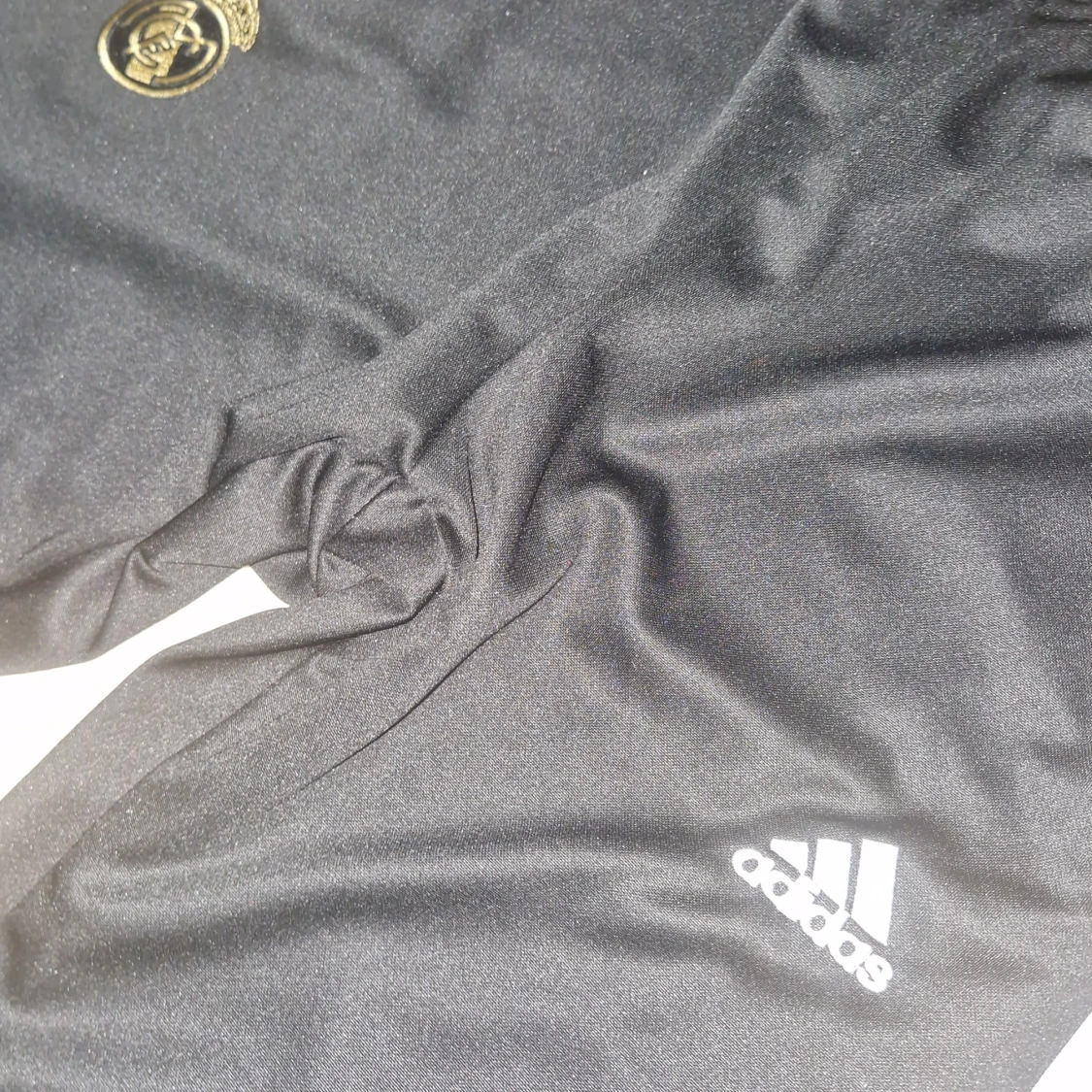 Real Madrid Adidas svarta träningsbyxor - 3