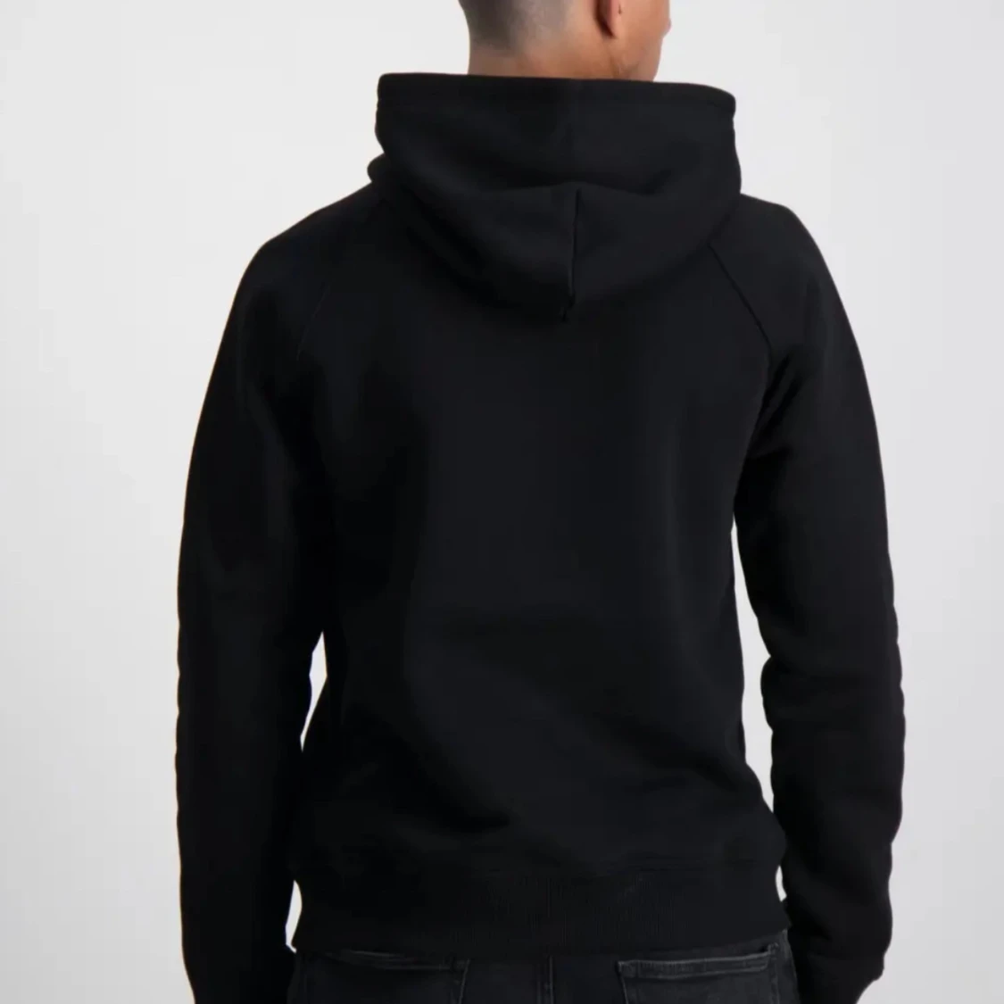 Svart hoodie från GANT med tryck - 1