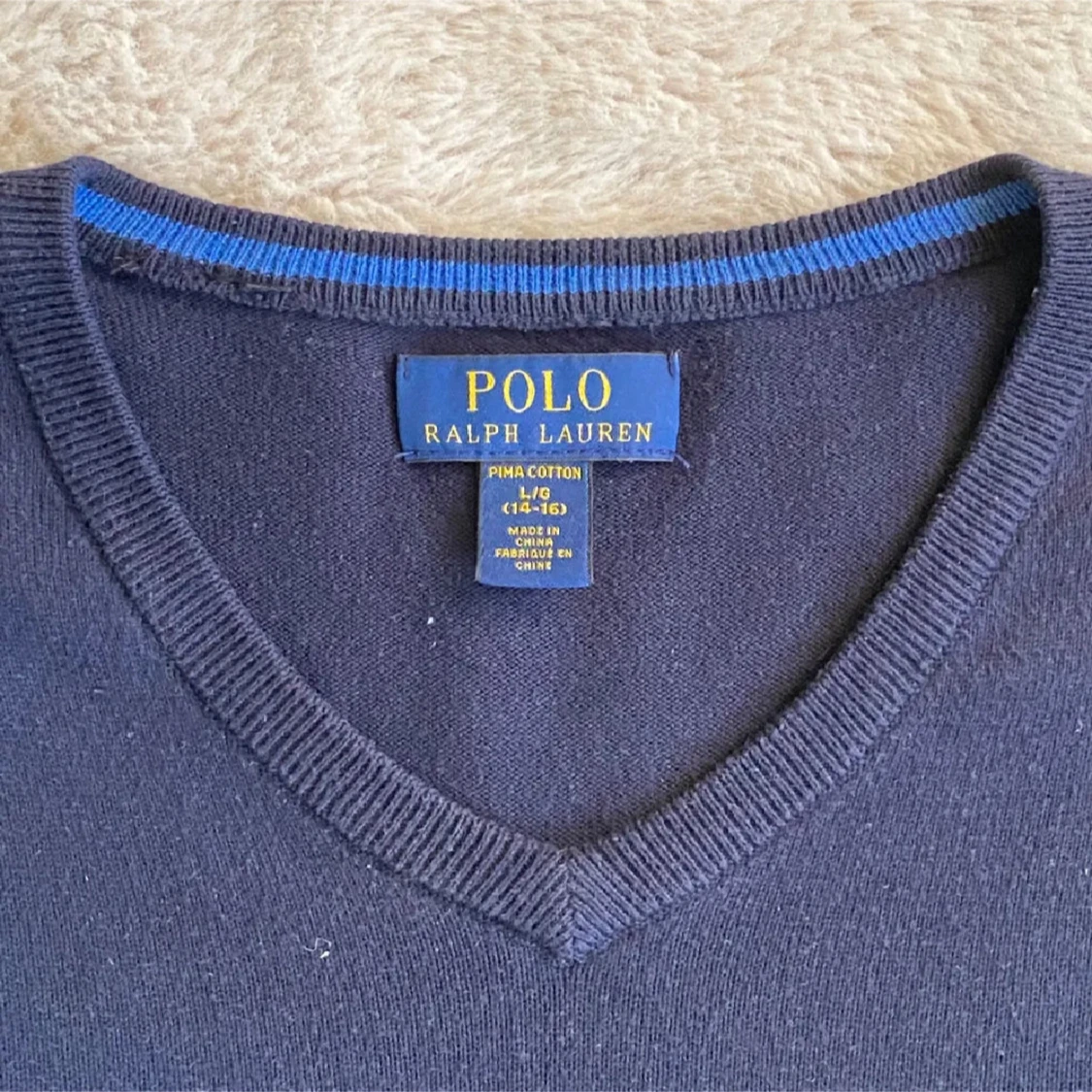 Mörkblp Ralph Lauren tröja - 2