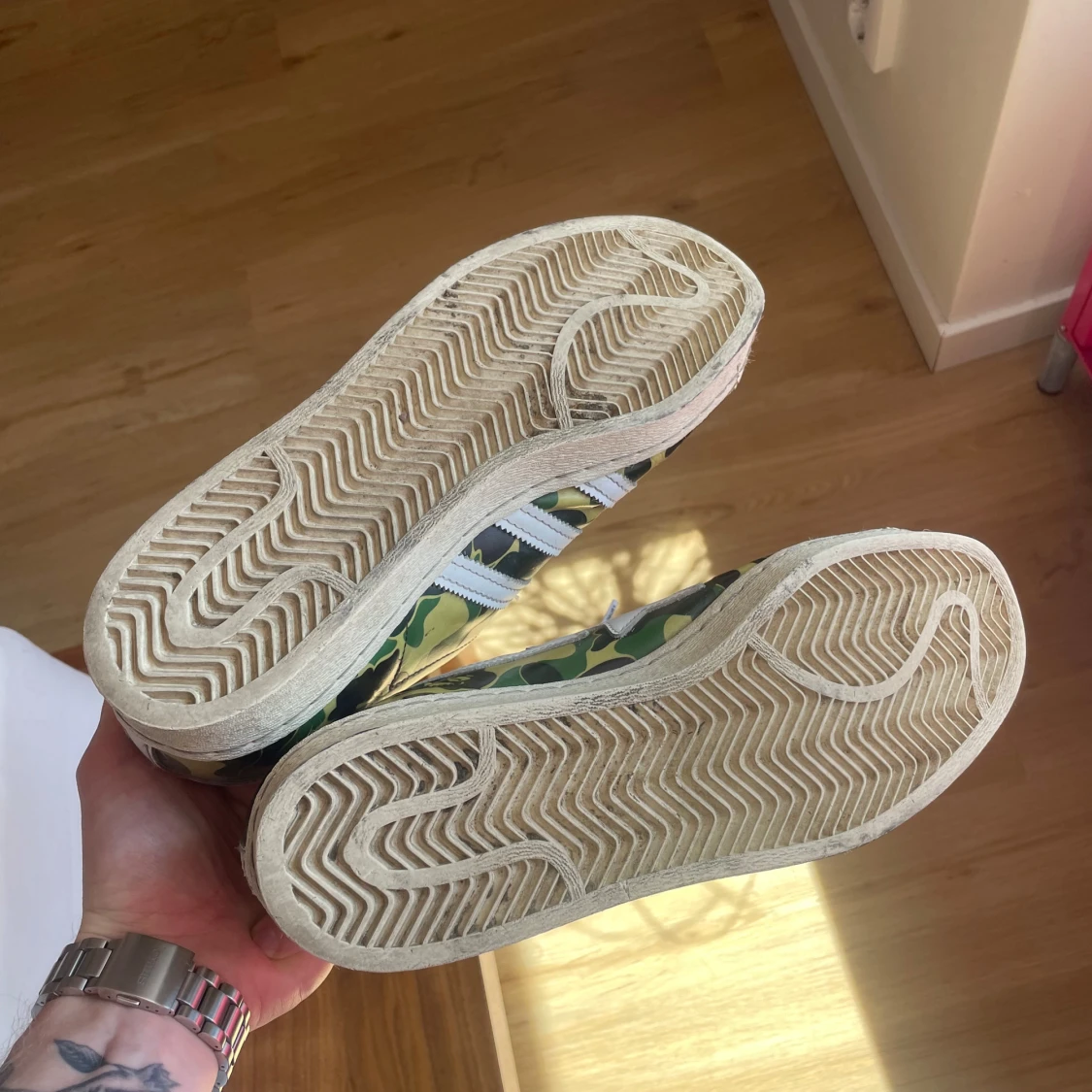 Adidas x Bape Superstar sneakers camouflage - 4