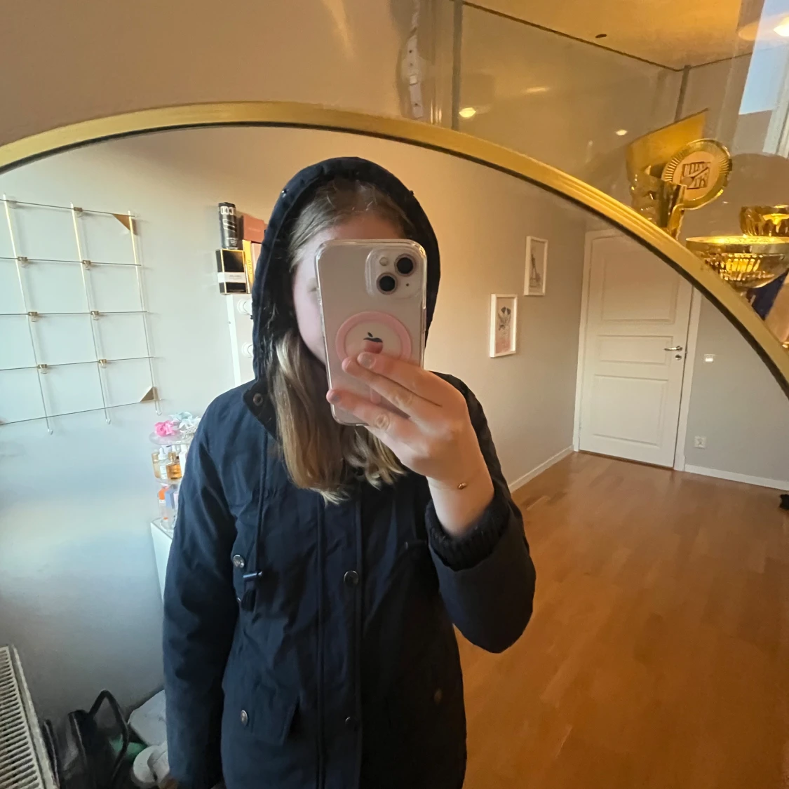 Svart parkajacka från SVEA - 2