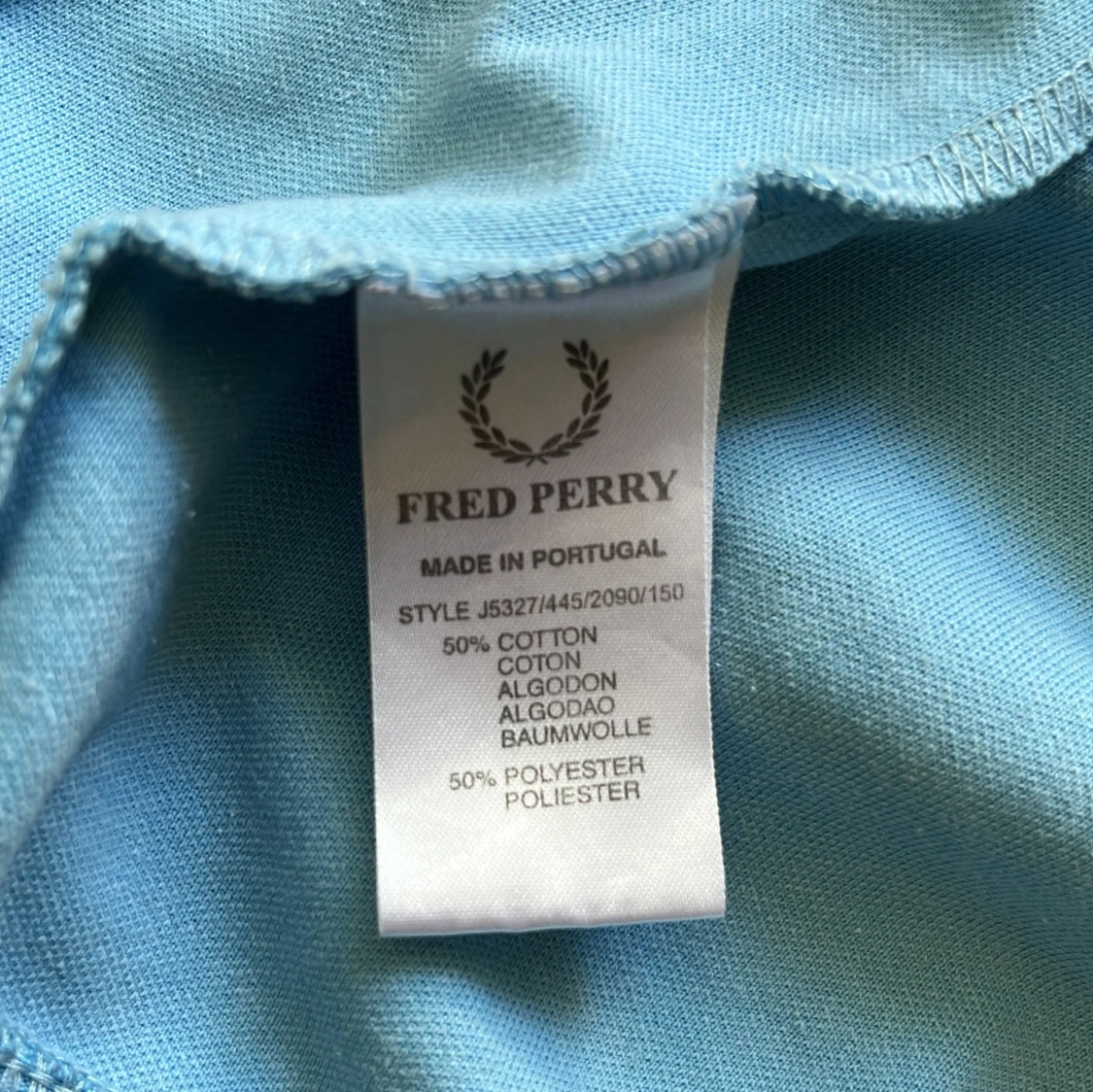 Ljusblå track jacka från Fred Perry - 3