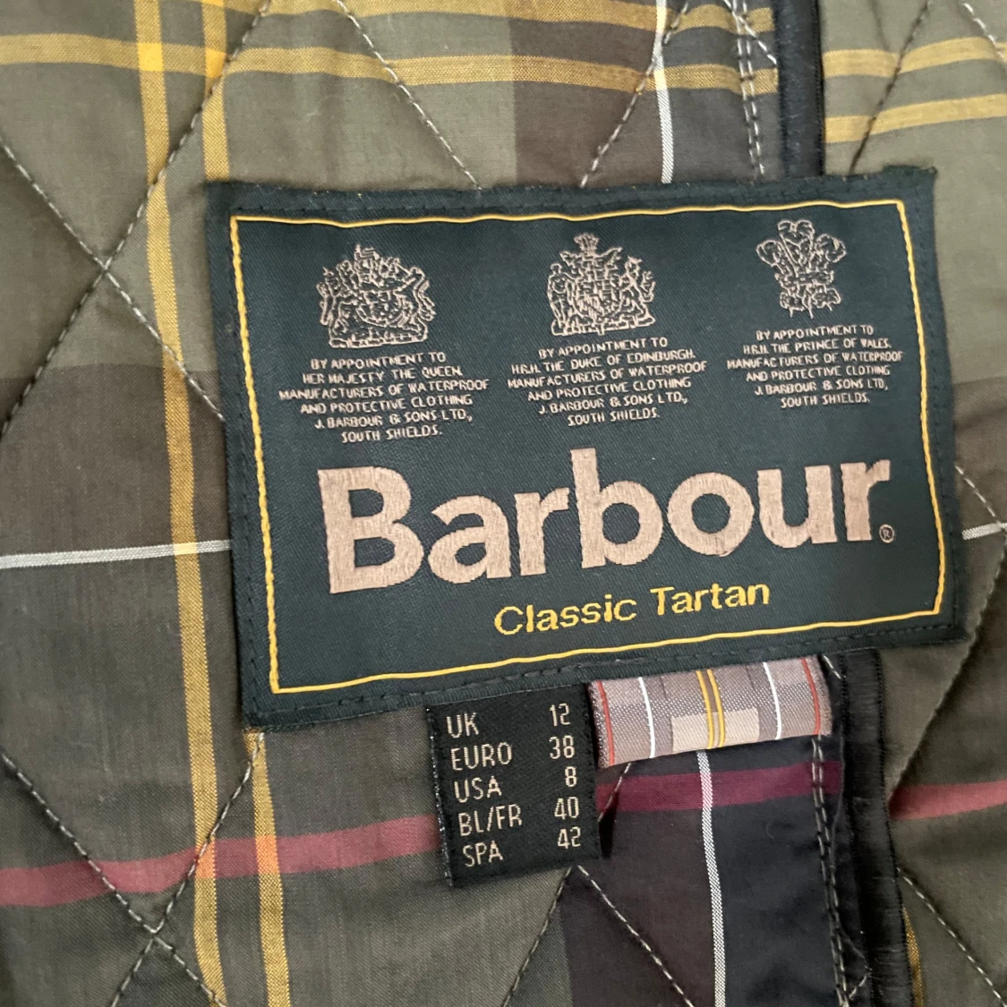 Svart quiltad jacka från Barbour - 2