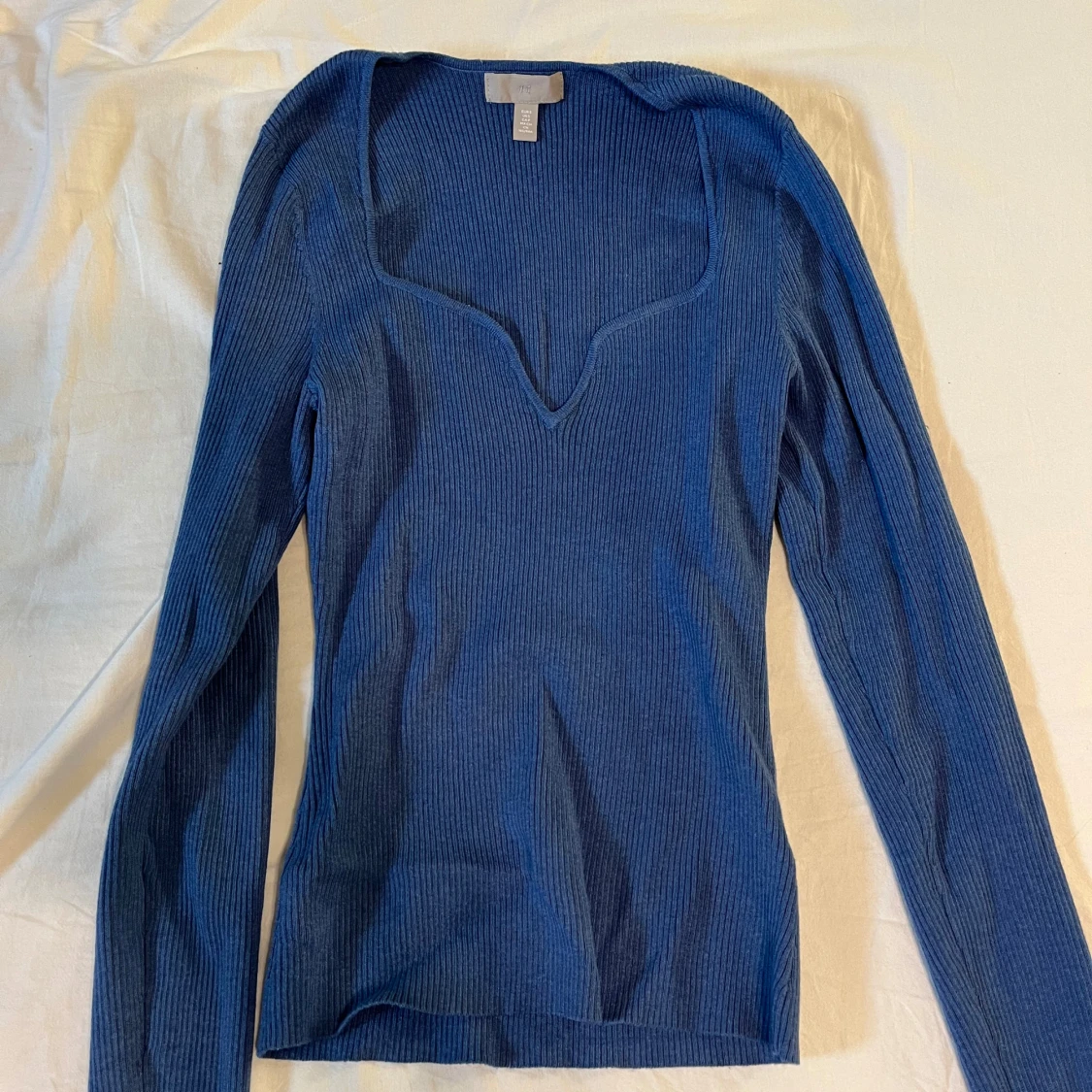 Blå långärmad tröja från HM