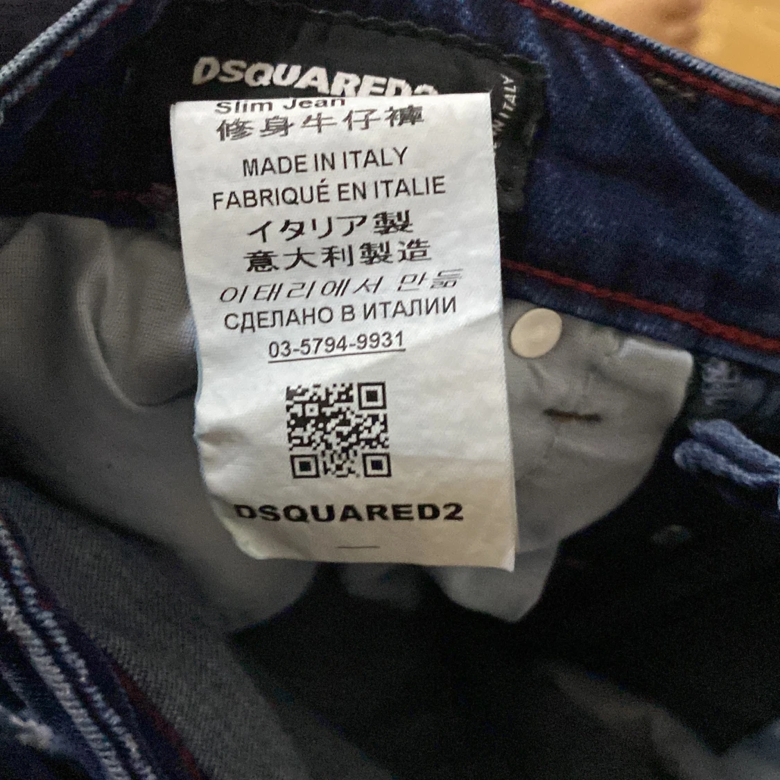 Mörkblå jeans från Dsquared2 - 4