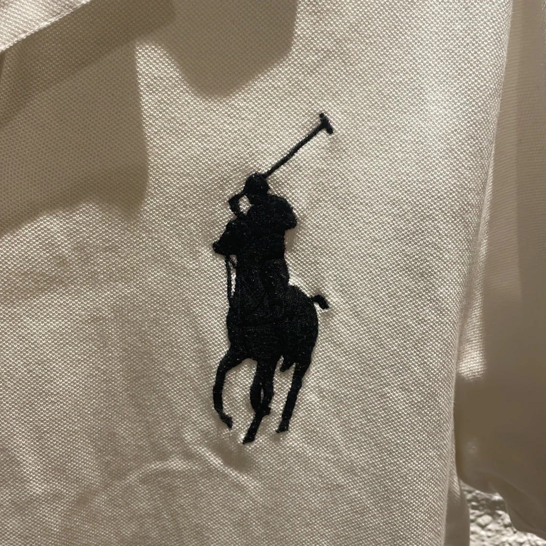 Vit pikétröja från Ralph Lauren - 3