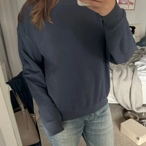 blå sweatshirt - Säljer en jättefin och jätteskön blå sweatshirt 