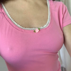 Rosa mini klänning  - Handsydd🎀