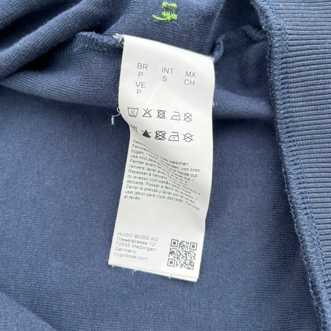 Blå hoodie från Hugo Boss - 3