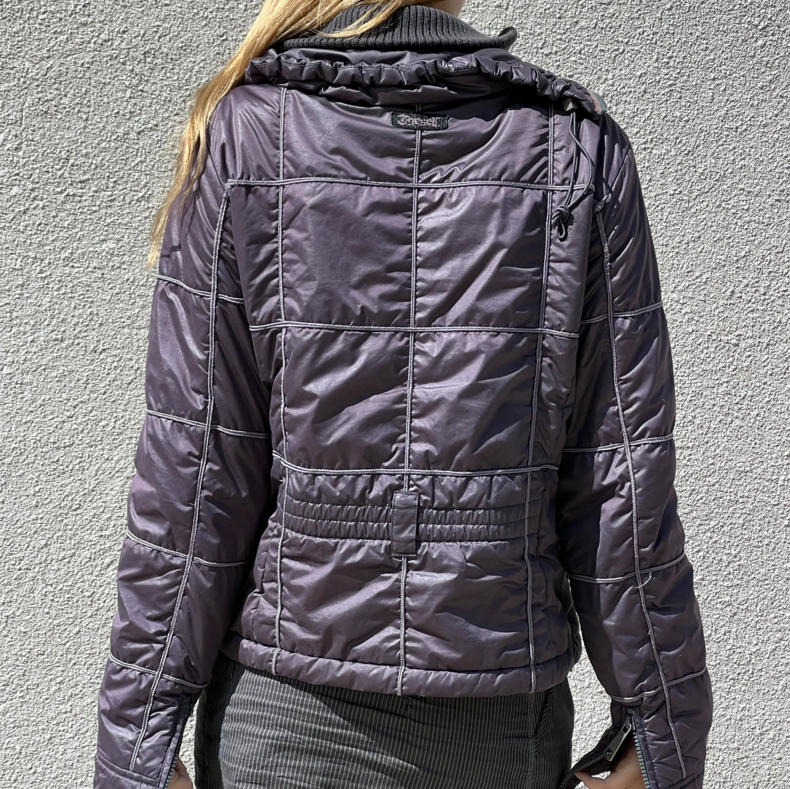 Diesel pufferjacka med sned dragkedja - 1