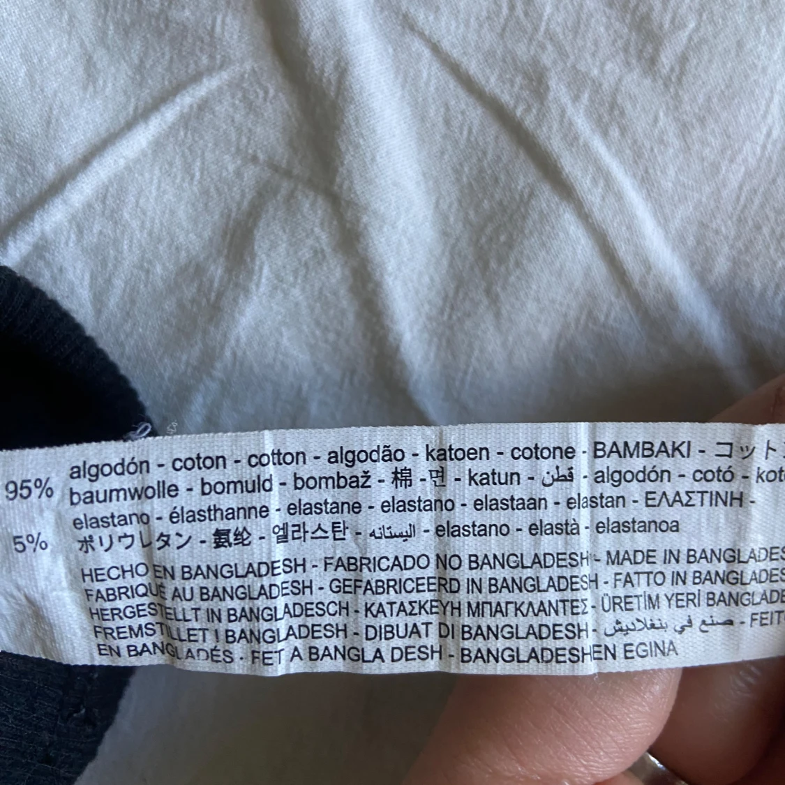 Svart volangtopp från Zara - 2