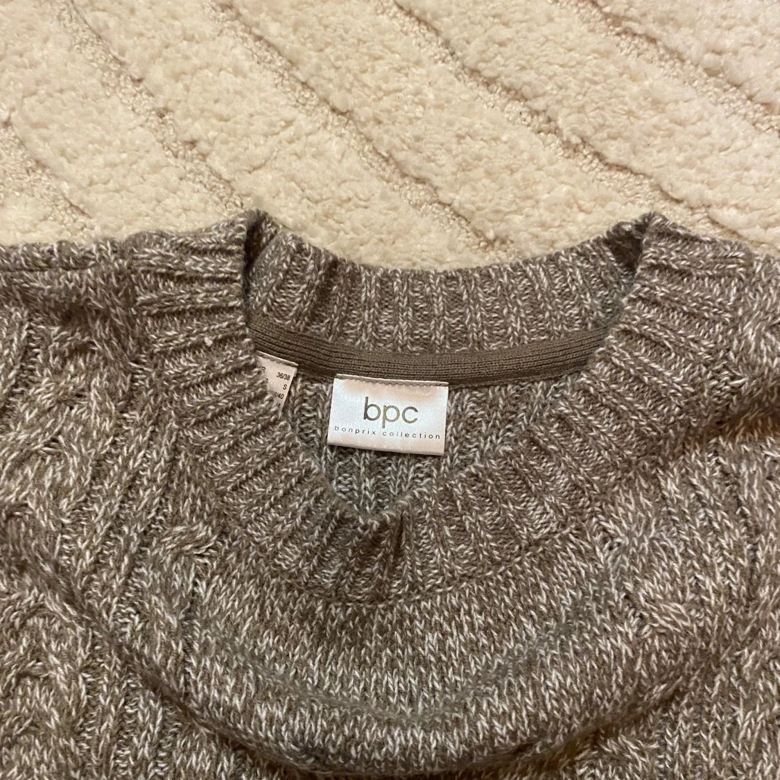 Brun stickad tröja från bpc - 2