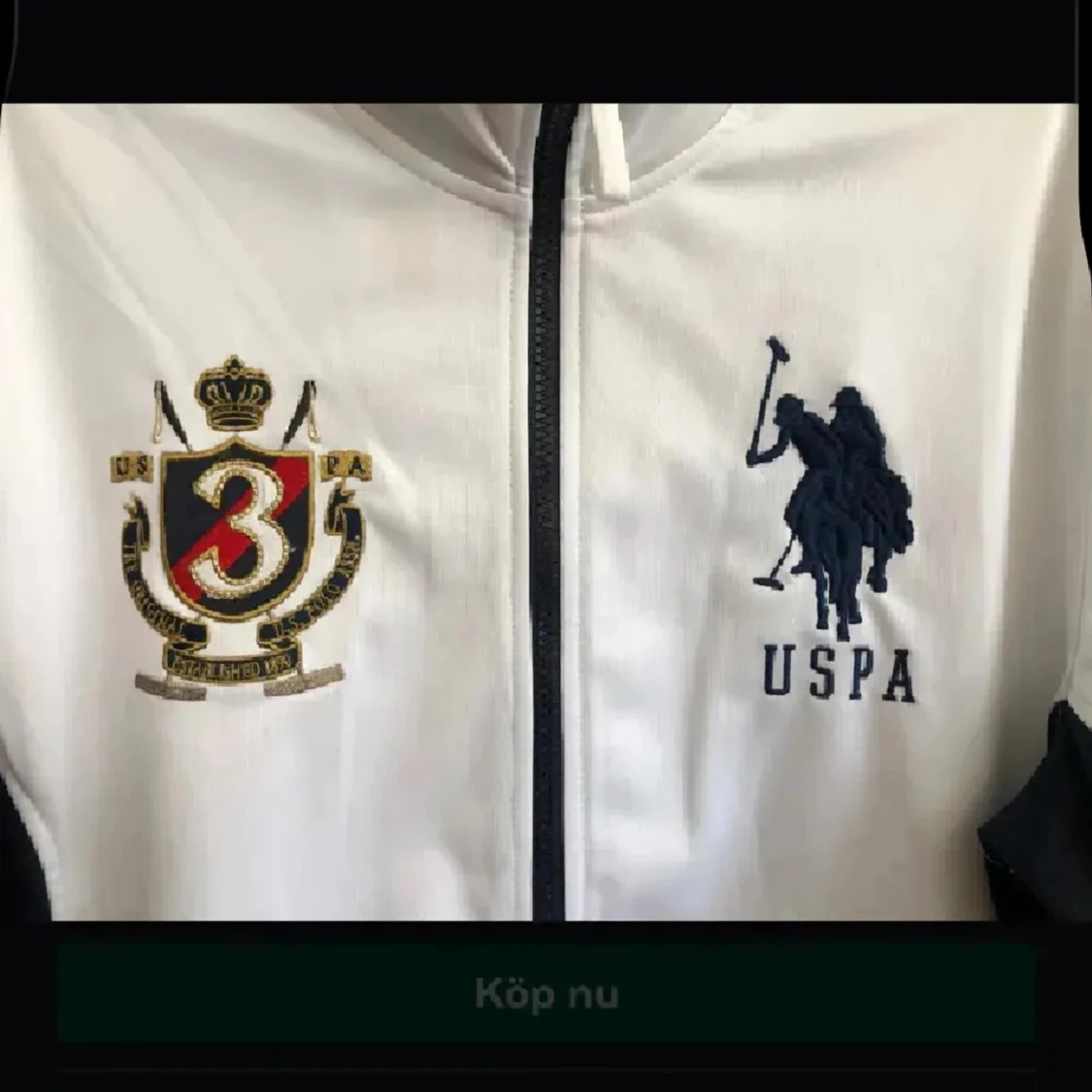 Vit jacka/tröja  från US Polo Assn - 4
