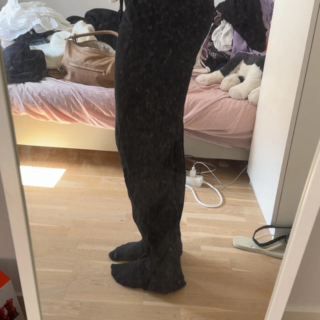 Svarta linnebyxor - 1