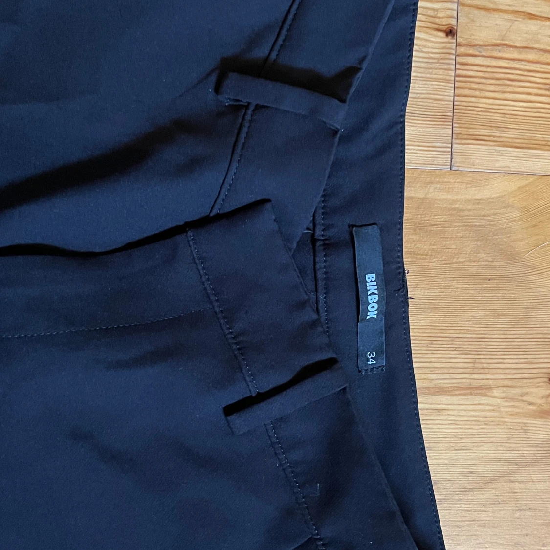 Svarta Populära Lågmidjade kostymbyxor - 3