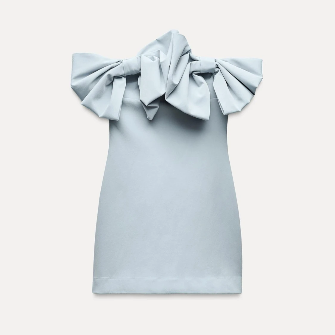 klänning med rosett