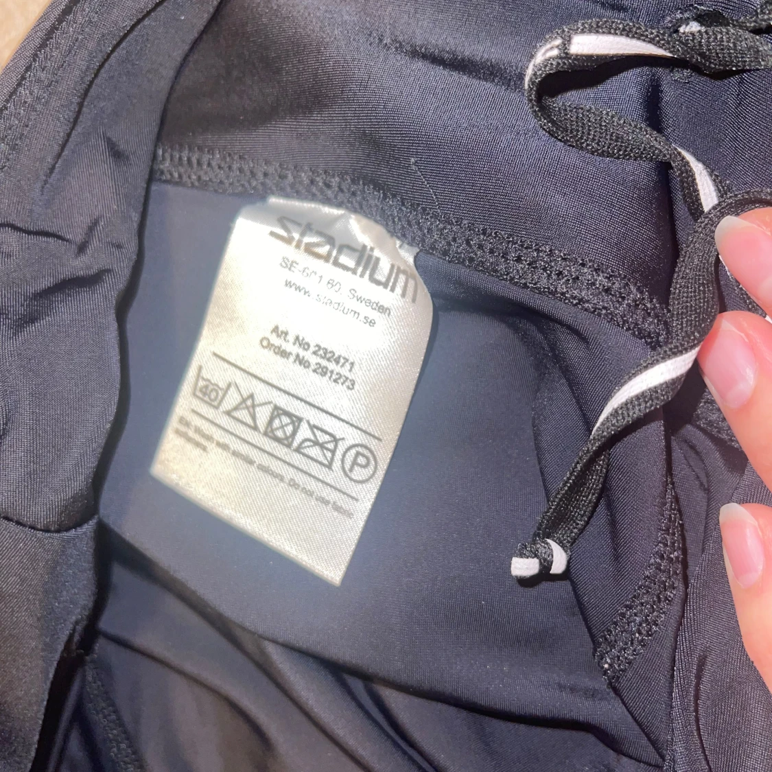 Svarta träningsleggings - 2