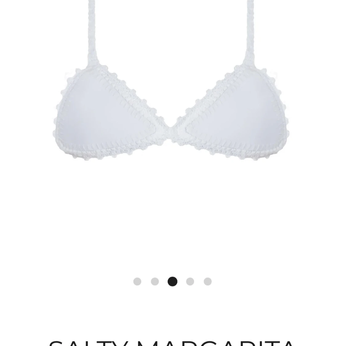 Vit virkad bikini från Meow - 1