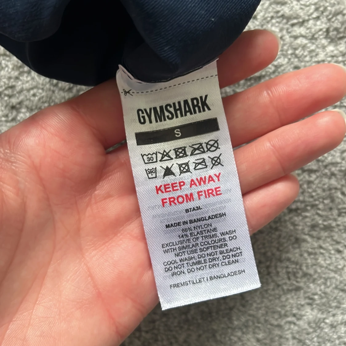 Mörkblå leggings från Gymshark - 3