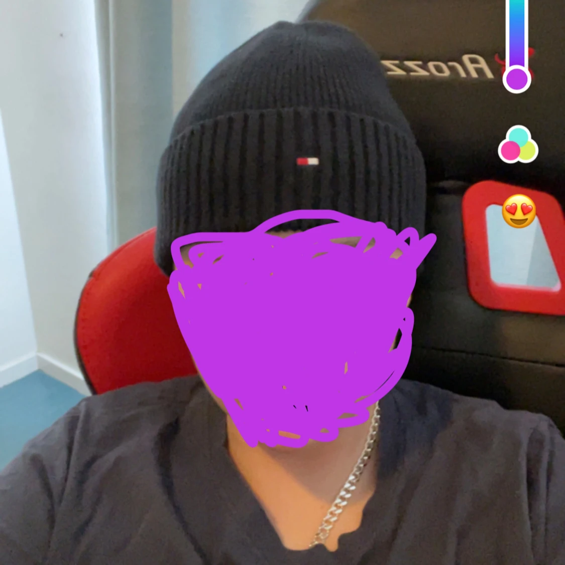 Svart ribbad mössa från Tommy Hilfiger - 2