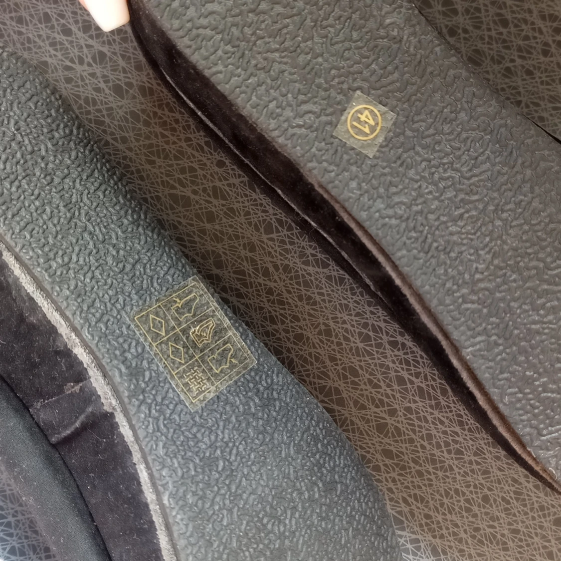 Svarta ballerinaskor i mocka - 4