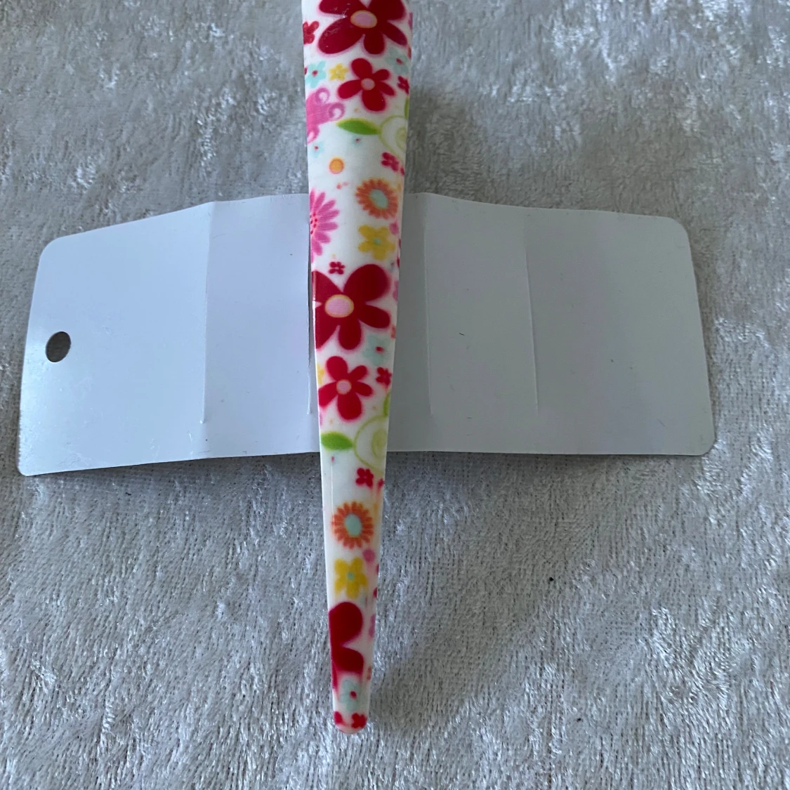 Stor Hårklämmor  / Hårspänne med färgglatt blommönster