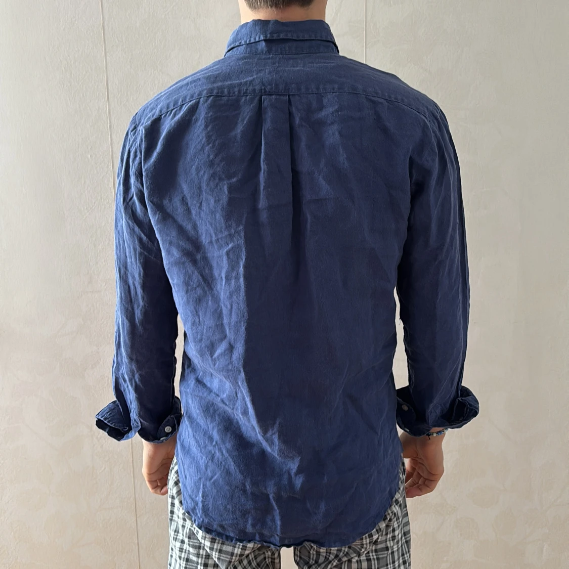 Blå linneskjorta från Ralph Lauren - 2